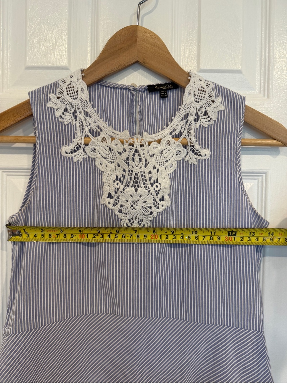 Massimo Dutti Sleeveless Lace Blouse Top - Picture 6 of 7